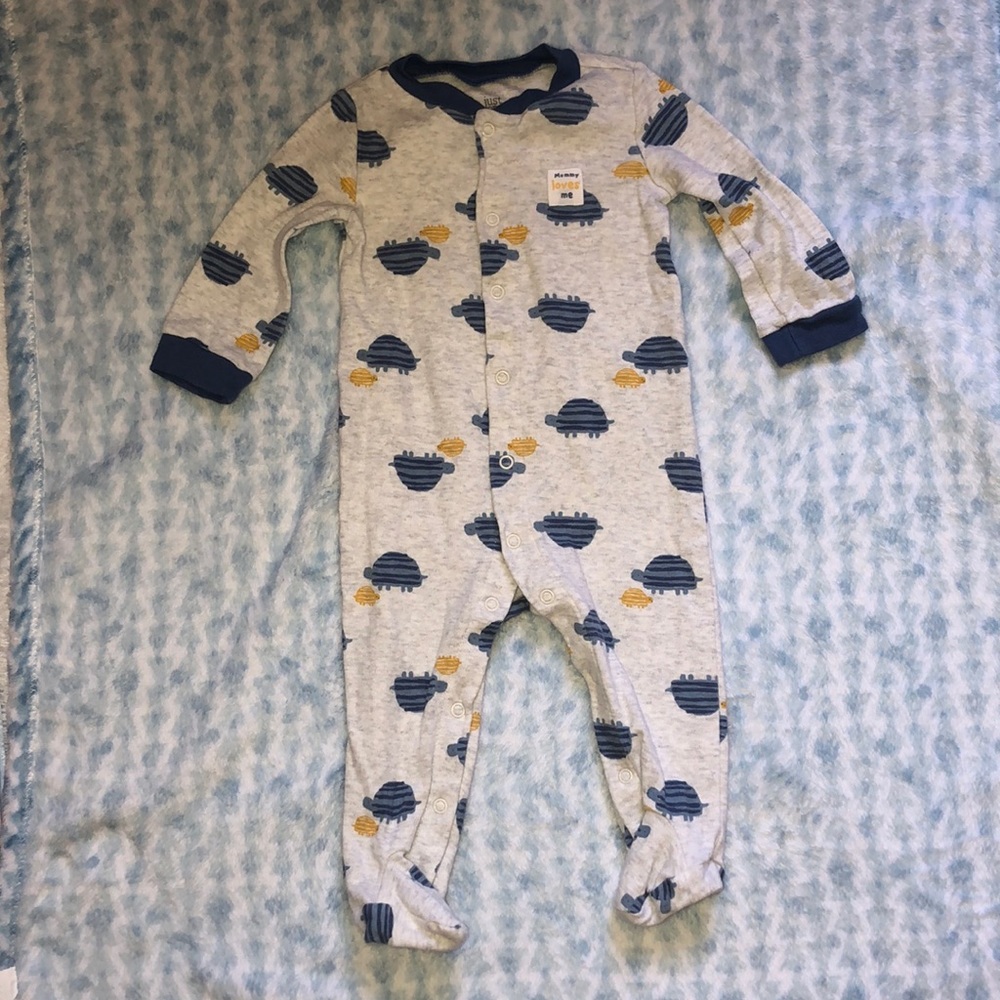 Just one you by Carter’s Mommy loves me Play N Sleep footies for boys (9months)